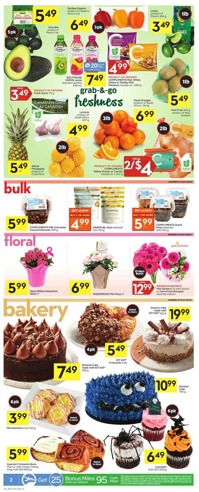 Foodland Flyer from 10/13/2022