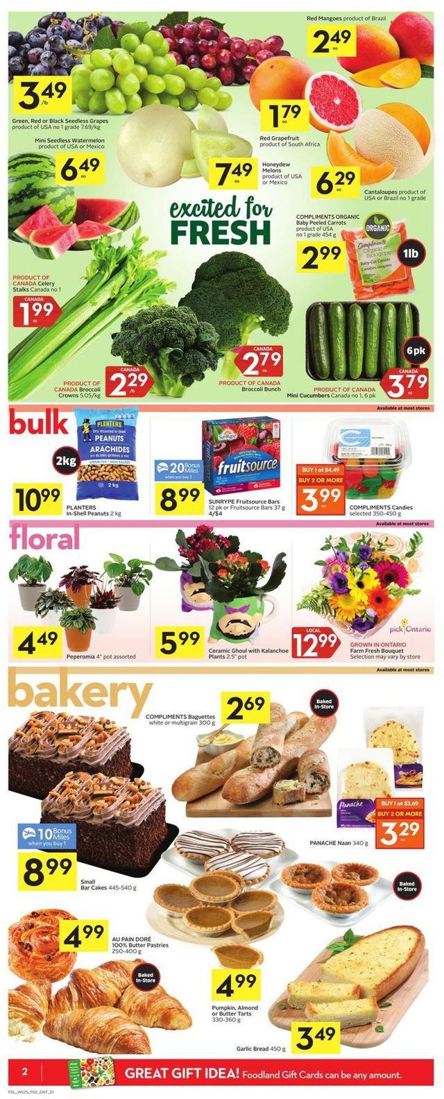 Foodland Flyer from 10/20/2022