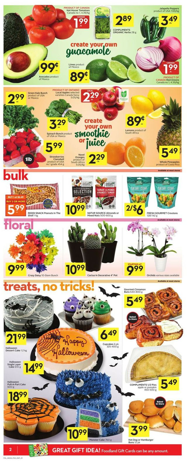 Foodland Flyer from 10/27/2022