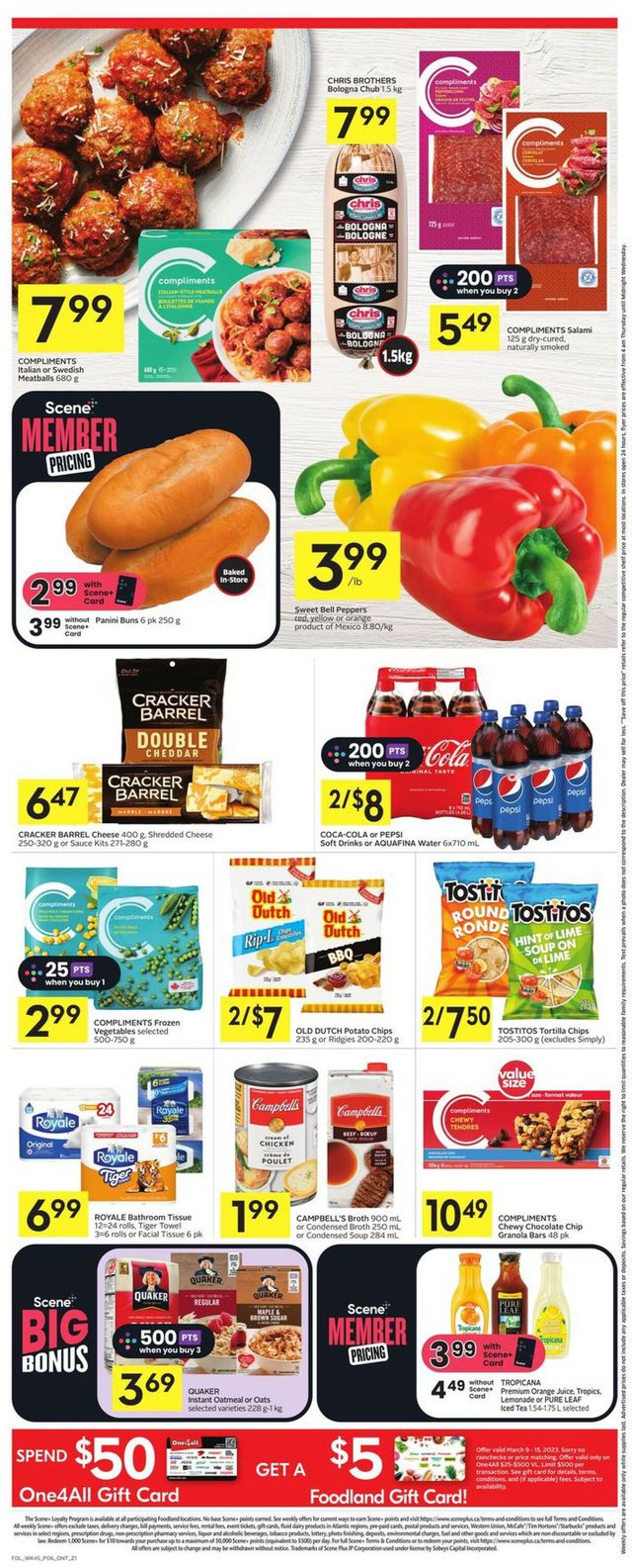 Foodland Flyer from 03/09/2023