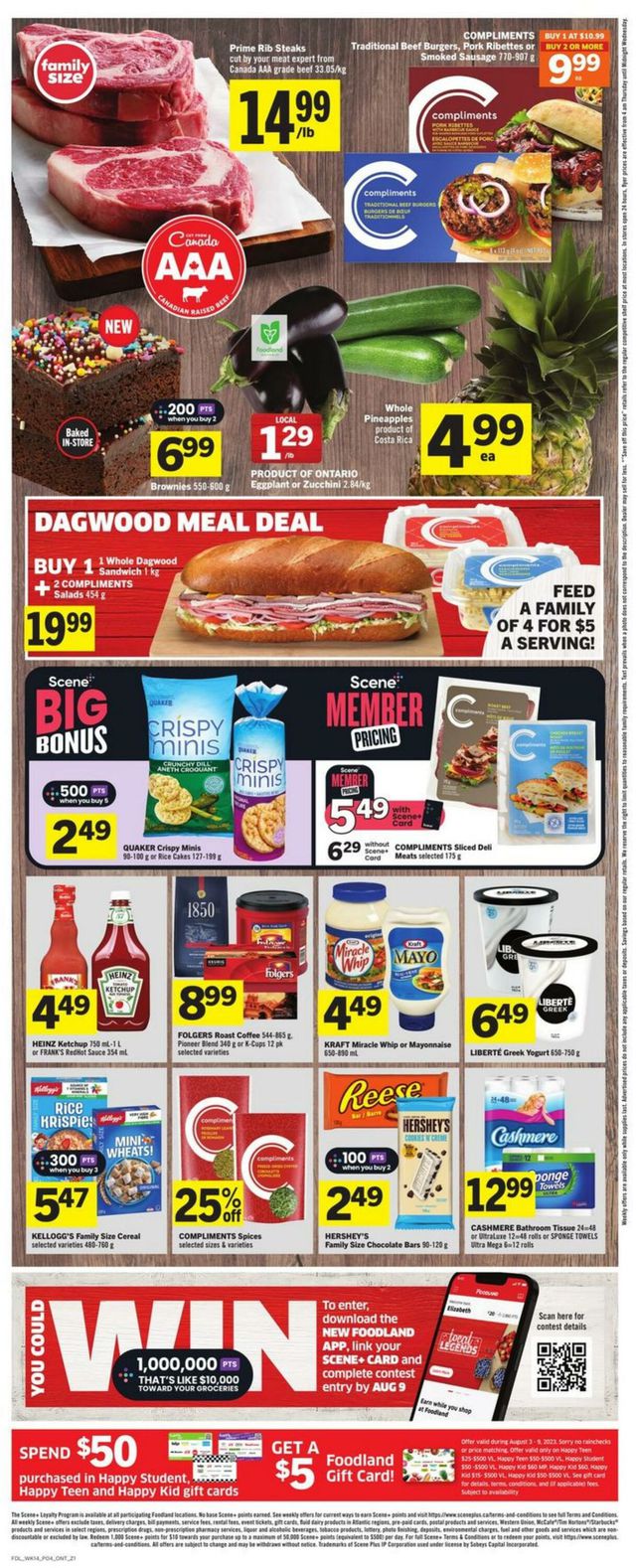 Foodland Flyer from 08/03/2023