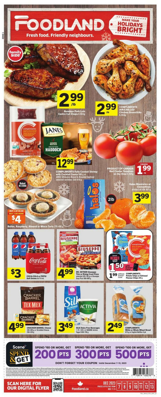 Foodland Flyer from 12/07/2023