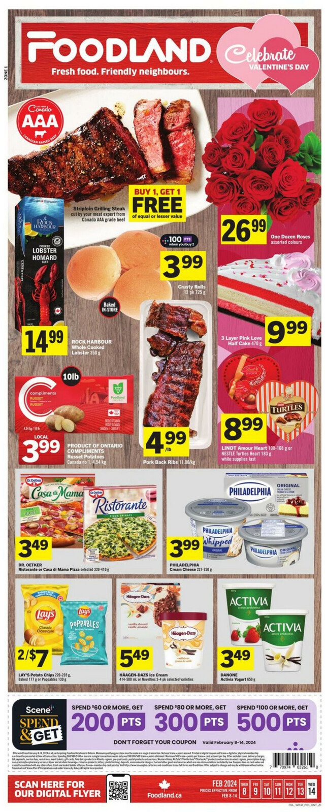 Foodland Flyer from 02/08/2024