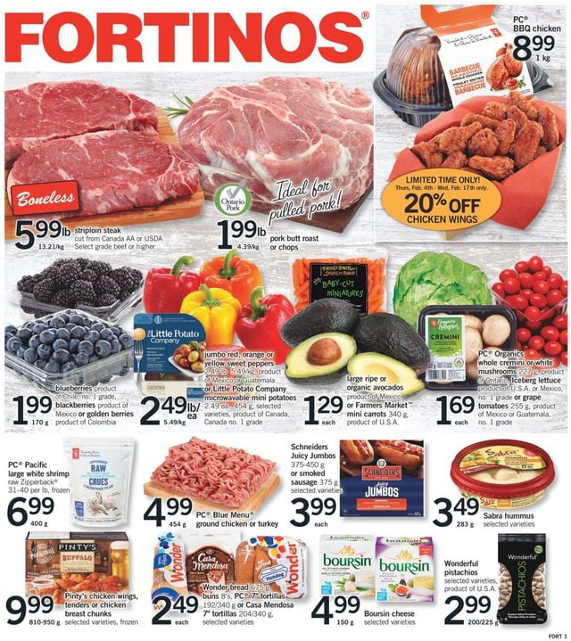 Fortinos Flyer from 02/04/2021