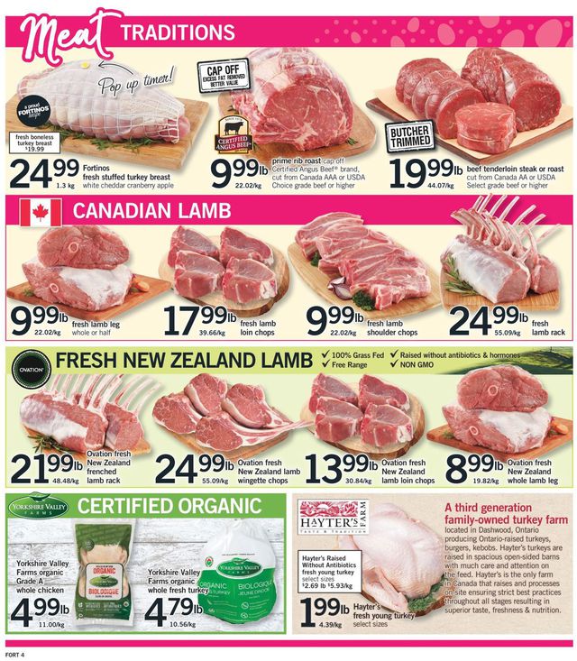 Fortinos Flyer from 03/25/2021