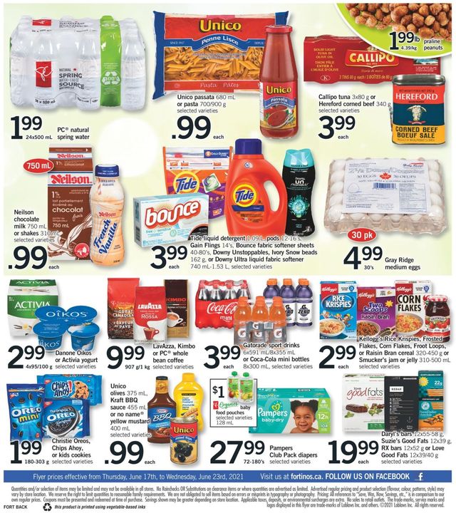 Fortinos Flyer from 06/17/2021