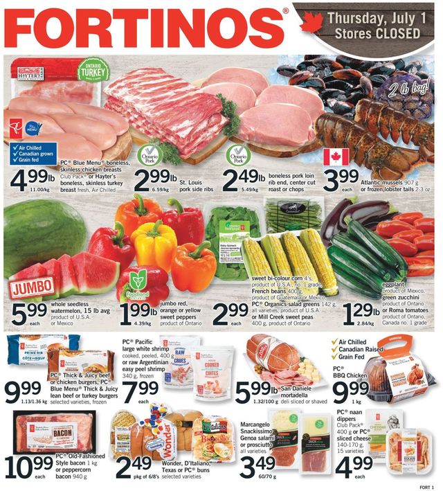 Fortinos Flyer from 06/24/2021