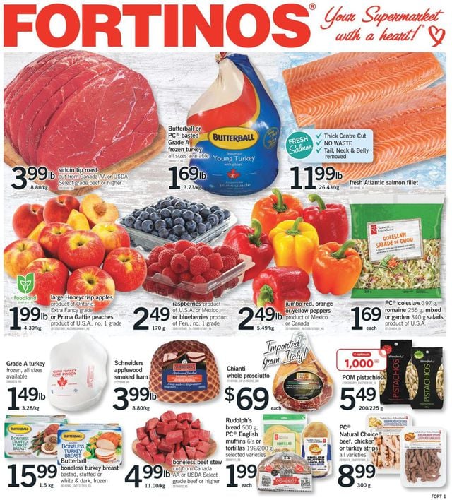 Fortinos Flyer from 09/23/2021