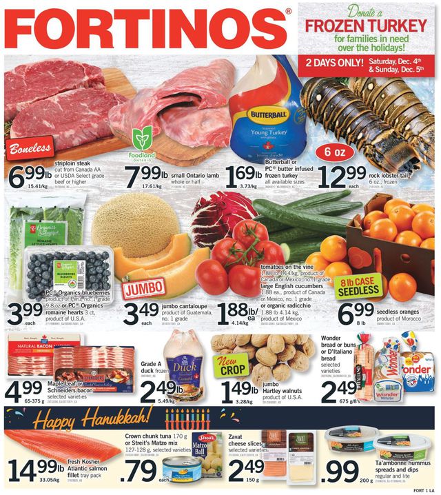 Fortinos Flyer from 12/02/2021