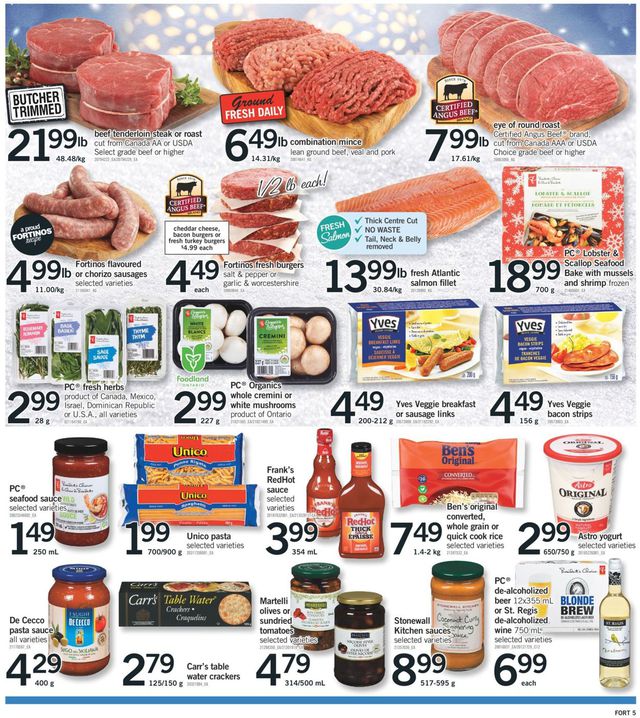 Fortinos Flyer from 12/30/2021