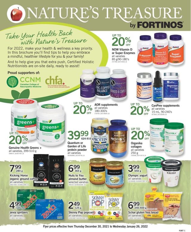 Fortinos Flyer from 01/20/2022