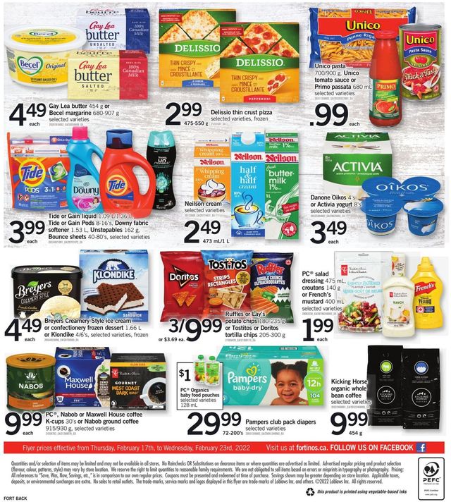 Fortinos Flyer from 02/17/2022