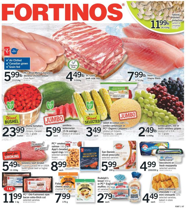 Fortinos Flyer from 08/18/2022