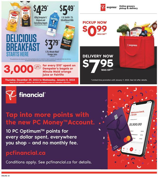 Fortinos Flyer from 12/29/2022