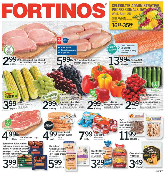 Fortinos Flyer from 04/20/2023