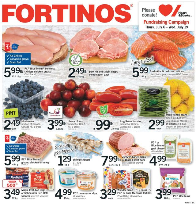 Fortinos Flyer from 07/13/2023