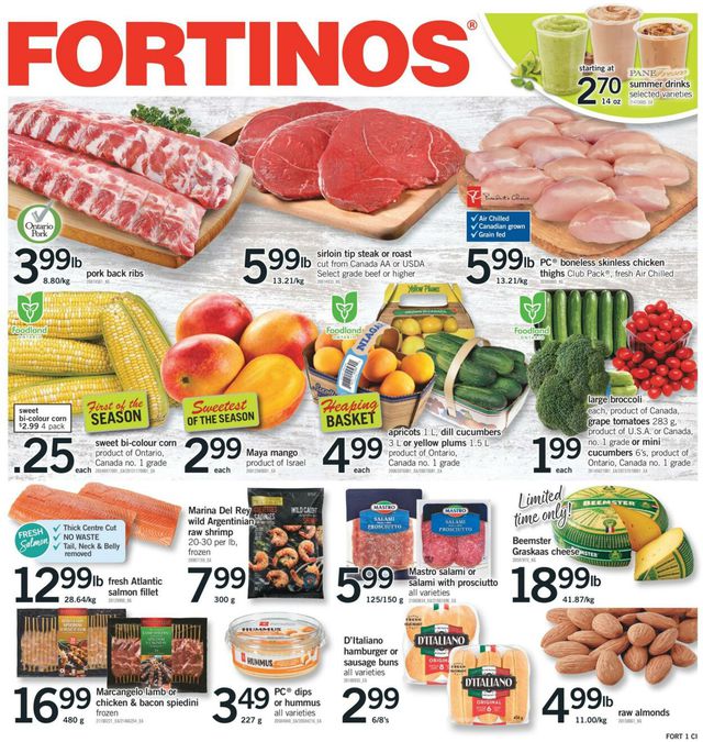 Fortinos Flyer from 07/20/2023