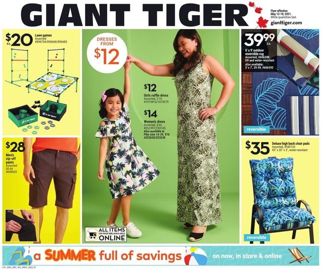 Giant Tiger Flyer from 05/12/2021