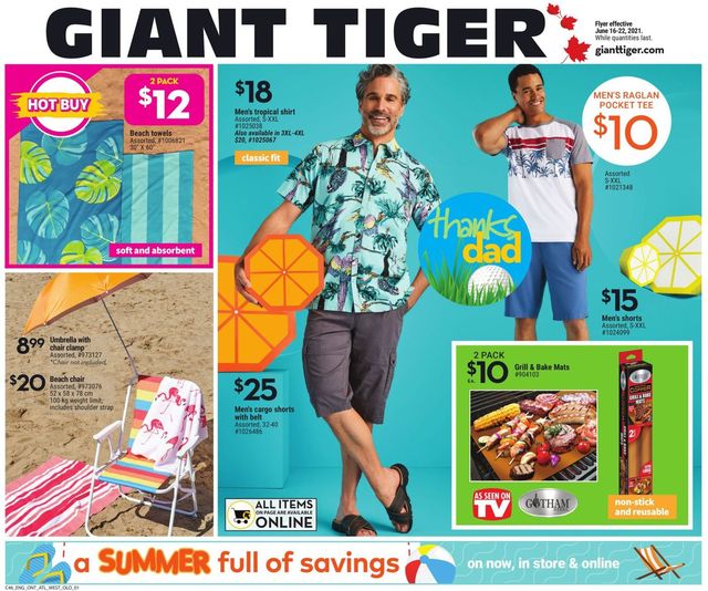 Giant Tiger Flyer from 06/16/2021