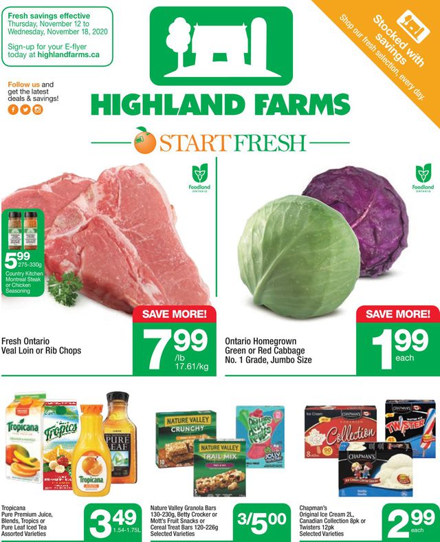 Highland Farms Flyer from 11/12/2020
