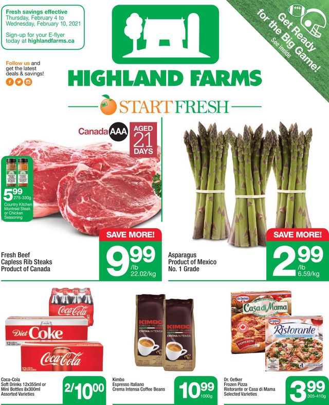 Highland Farms Flyer from 02/04/2021