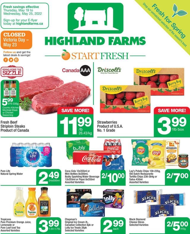 Highland Farms Flyer from 05/19/2022