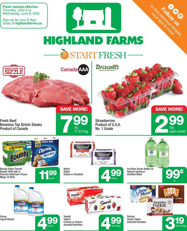 Highland Farms Flyer from 06/02/2022