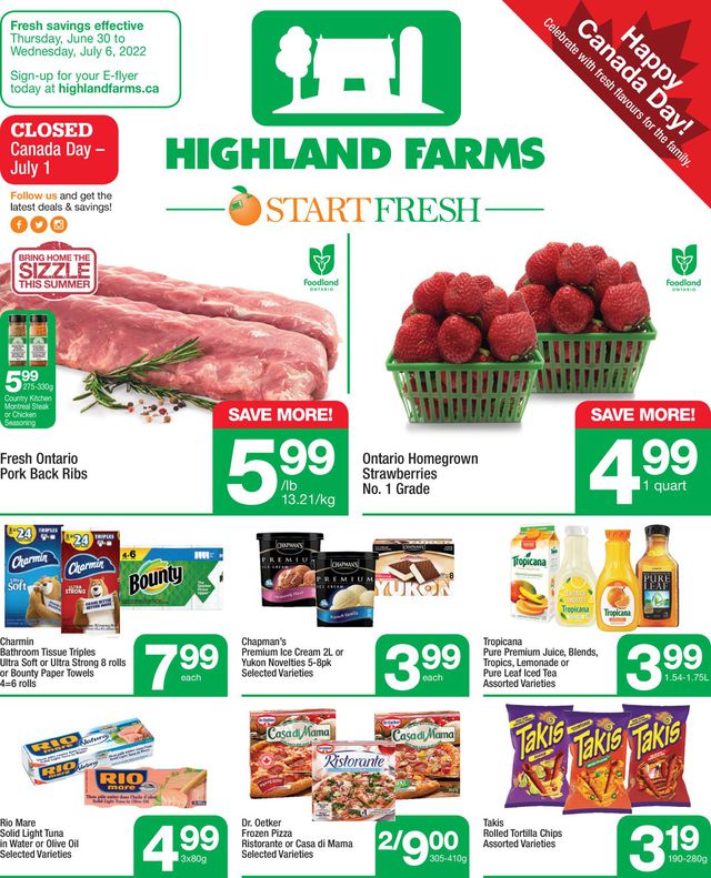 Highland Farms Flyer from 06/30/2022