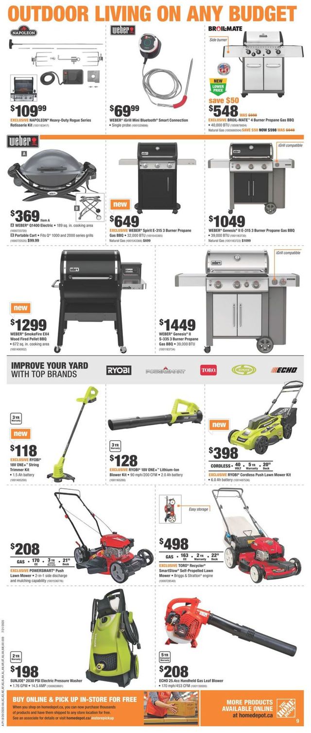 Home Depot Flyer from 08/20/2020