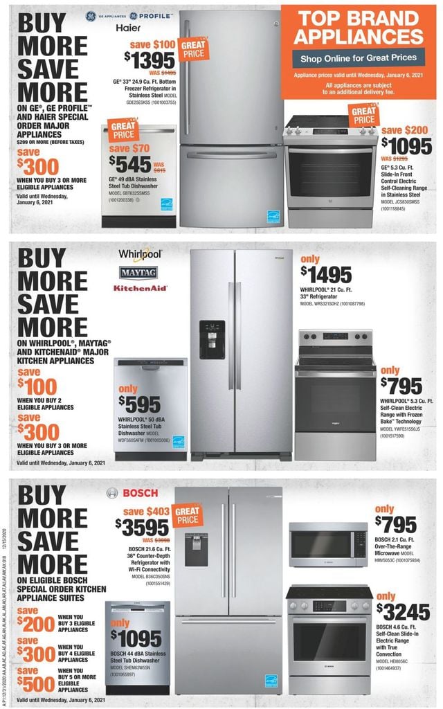 Home Depot Flyer from 12/31/2020
