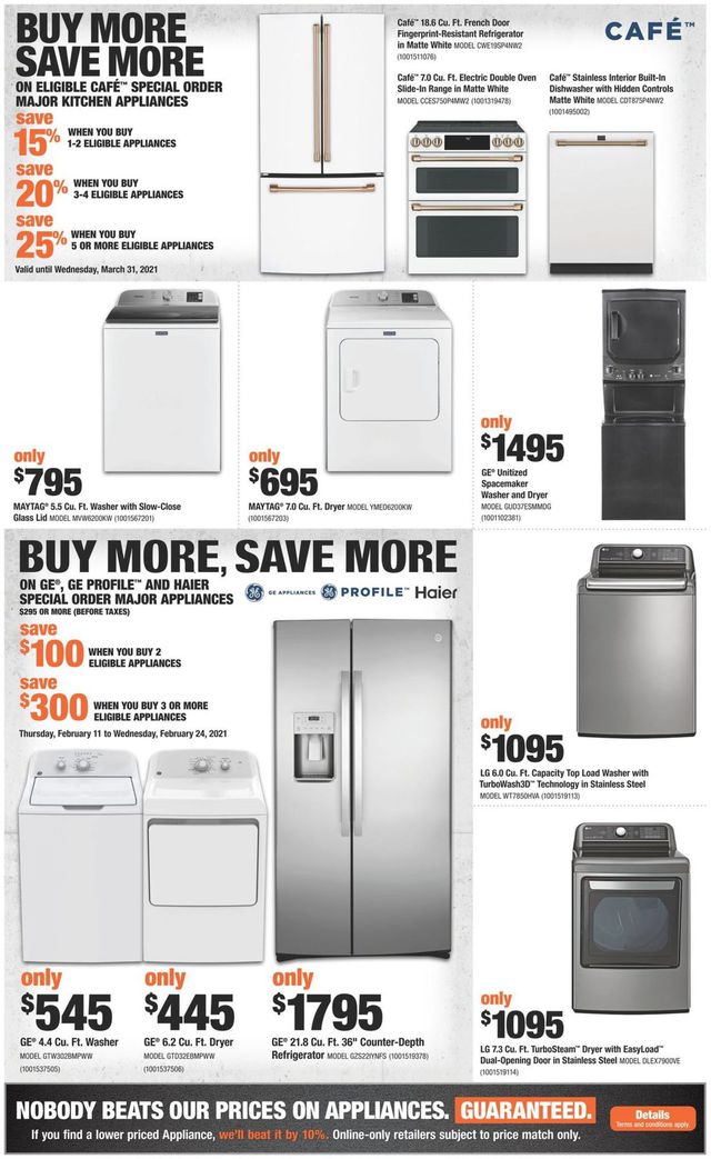 Home Depot Flyer from 02/11/2021