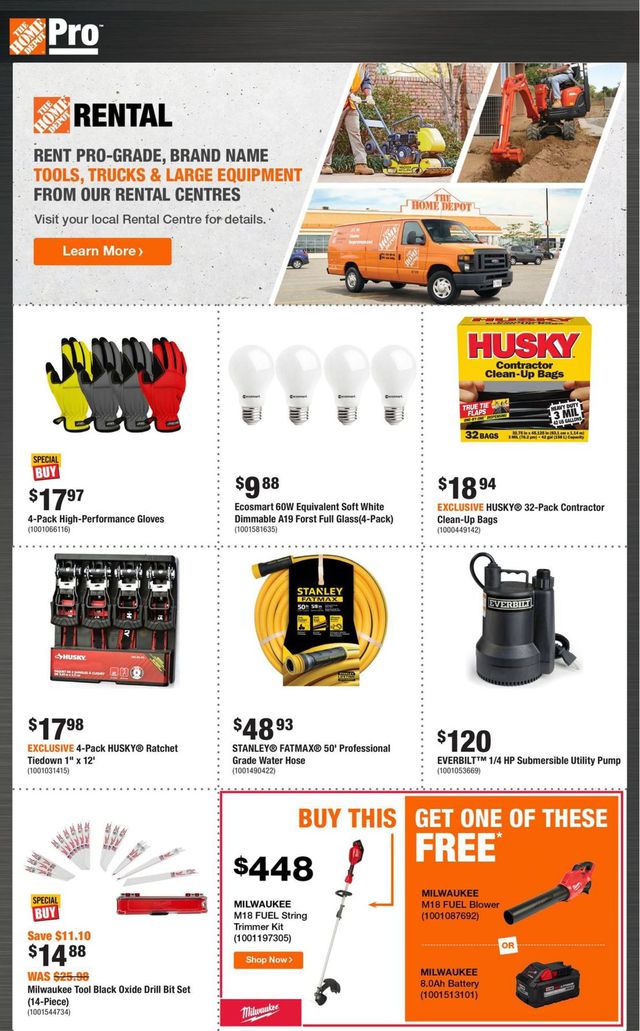 Home Depot Flyer from 04/01/2021