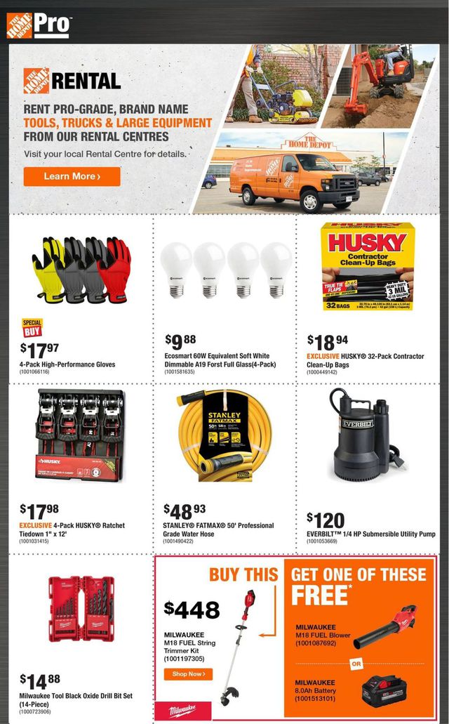 Home Depot Flyer from 04/01/2021