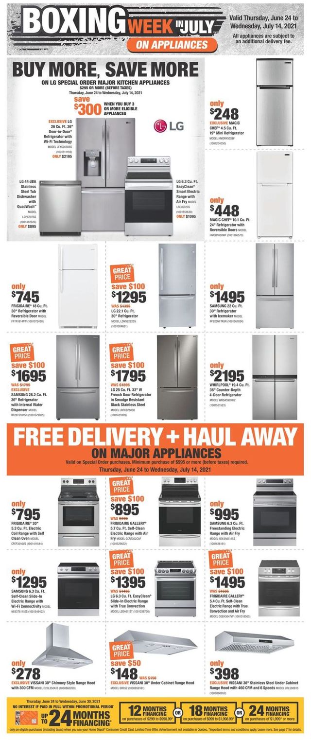 Home Depot Flyer from 06/24/2021