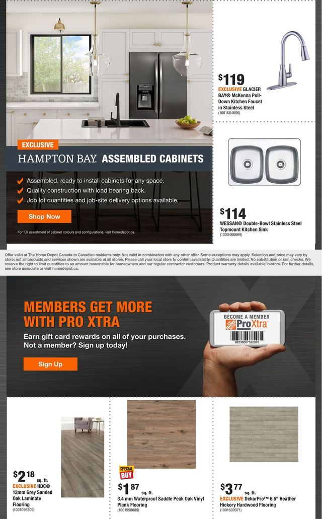 Home Depot Flyer from 09/16/2021