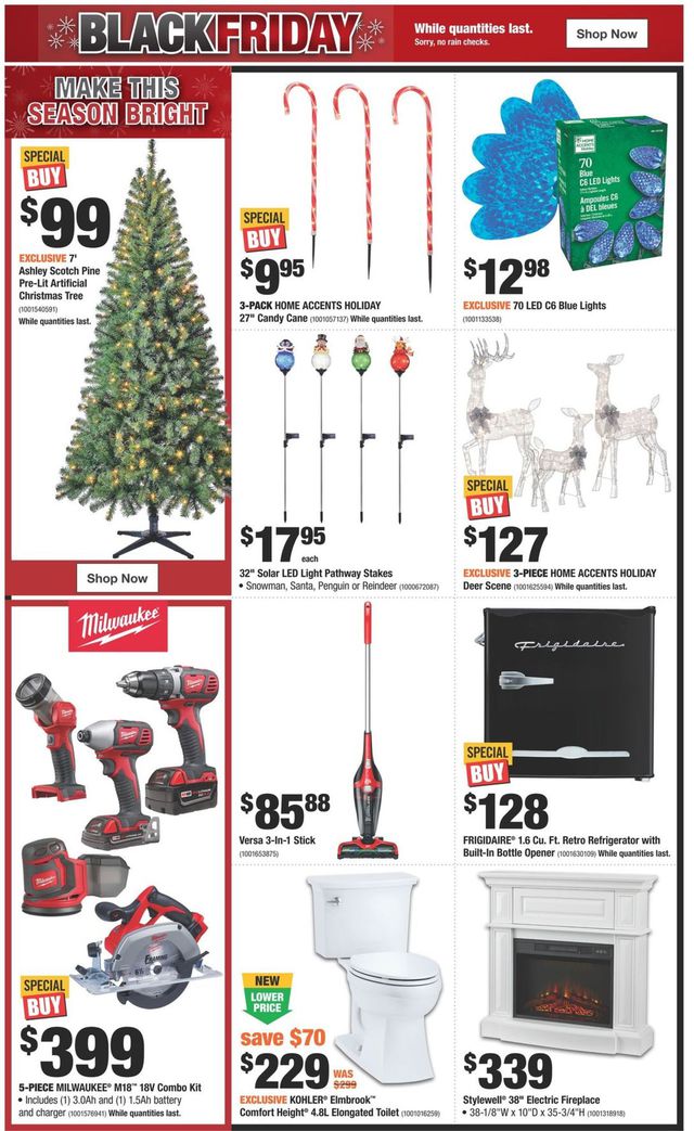 Home Depot Flyer from 11/12/2021