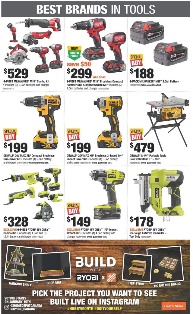 Home Depot Flyer from 01/06/2022