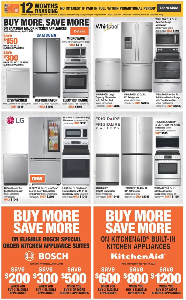 Home Depot Flyer from 04/07/2022