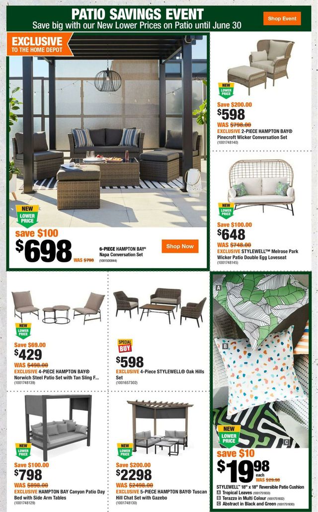 Home Depot Flyer from 06/01/2023