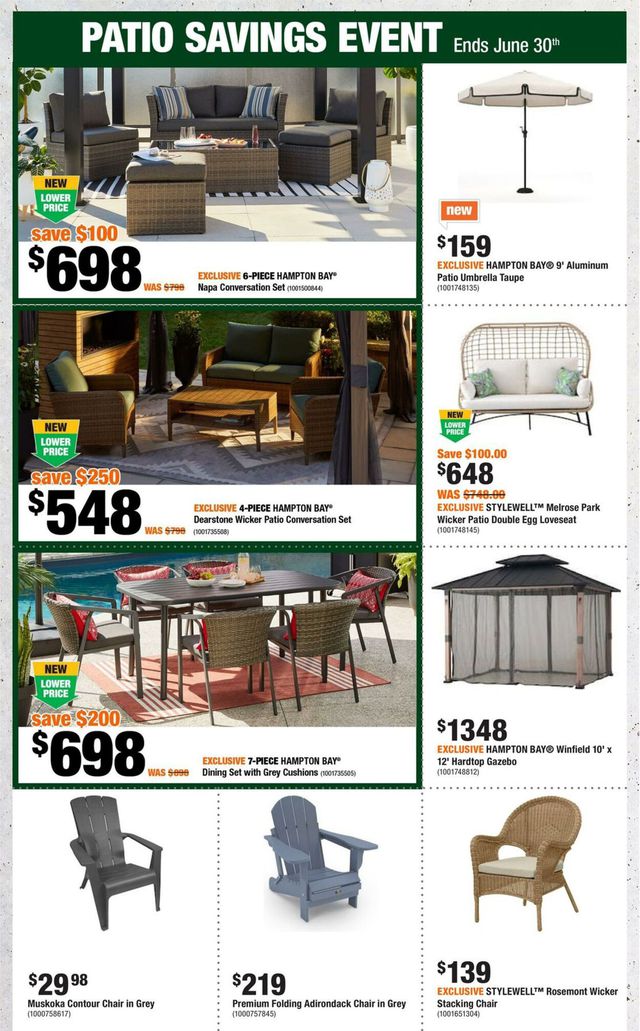 Home Depot Flyer from 06/08/2023