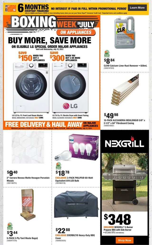 Home Depot Flyer from 07/06/2023