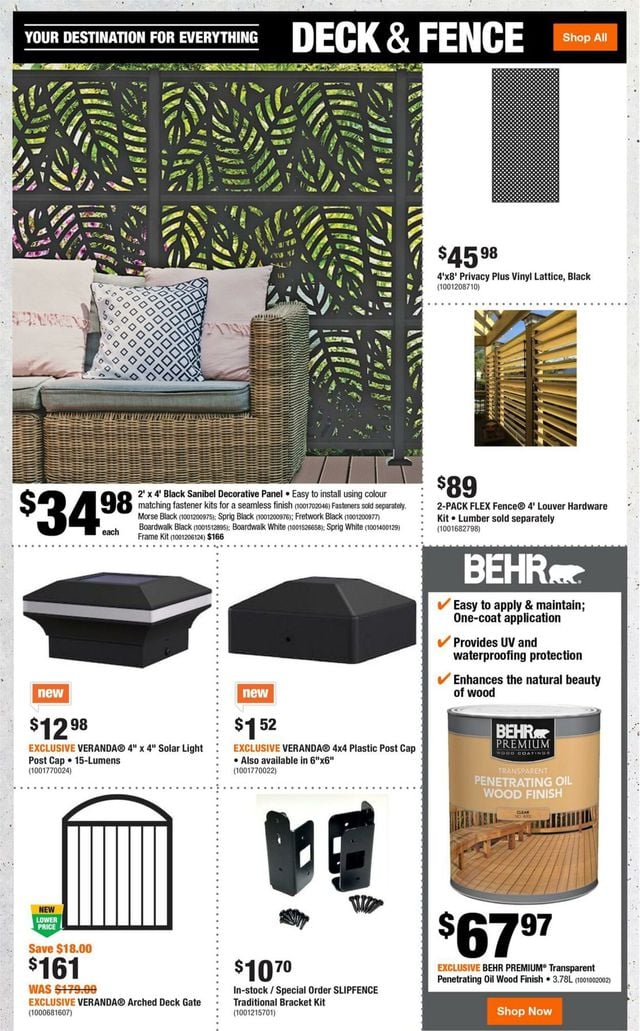 Home Depot Flyer from 07/27/2023