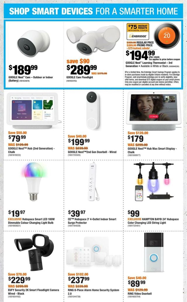 Home Depot Flyer from 08/24/2023