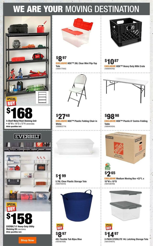 Home Depot Flyer from 08/24/2023
