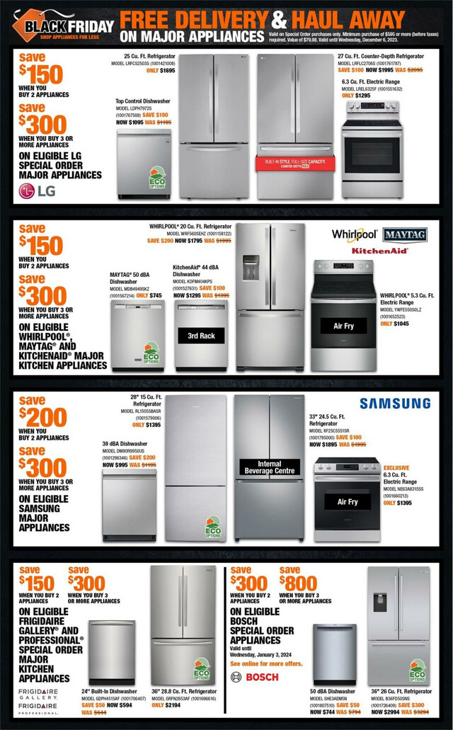 Home Depot Flyer from 11/30/2023