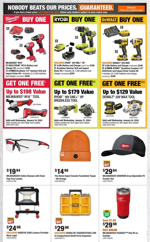 Home Depot Flyer from 12/07/2023