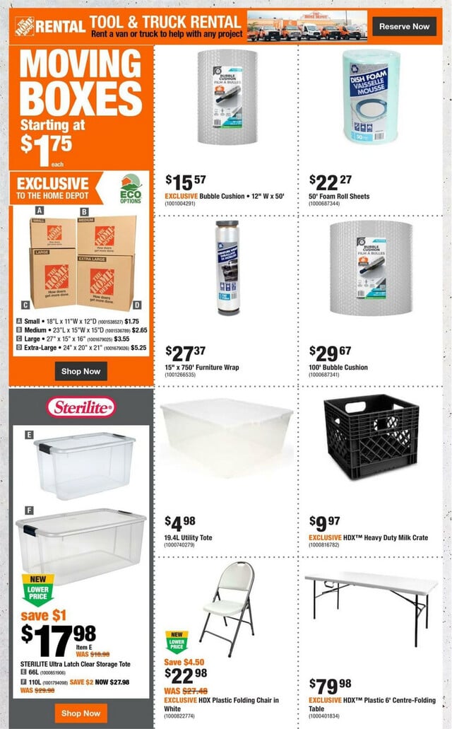 Home Depot Flyer from 01/11/2024