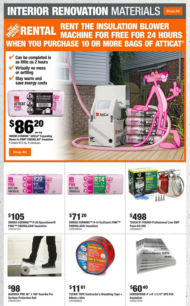 Home Depot Flyer from 01/18/2024