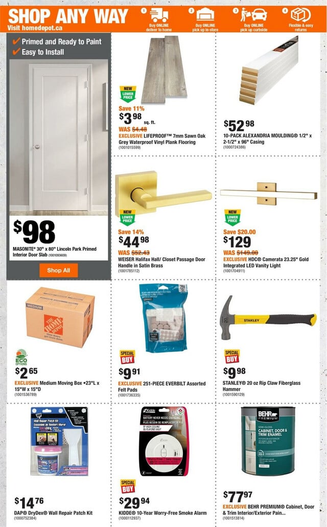 Home Depot Flyer from 02/01/2024