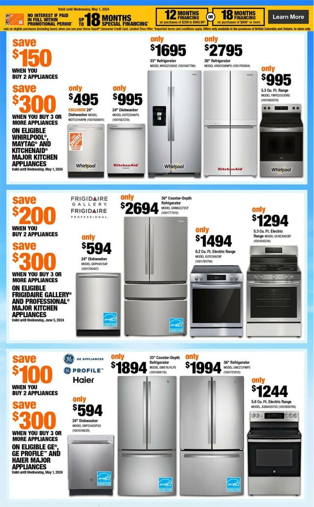 Home Depot Flyer from 04/18/2024